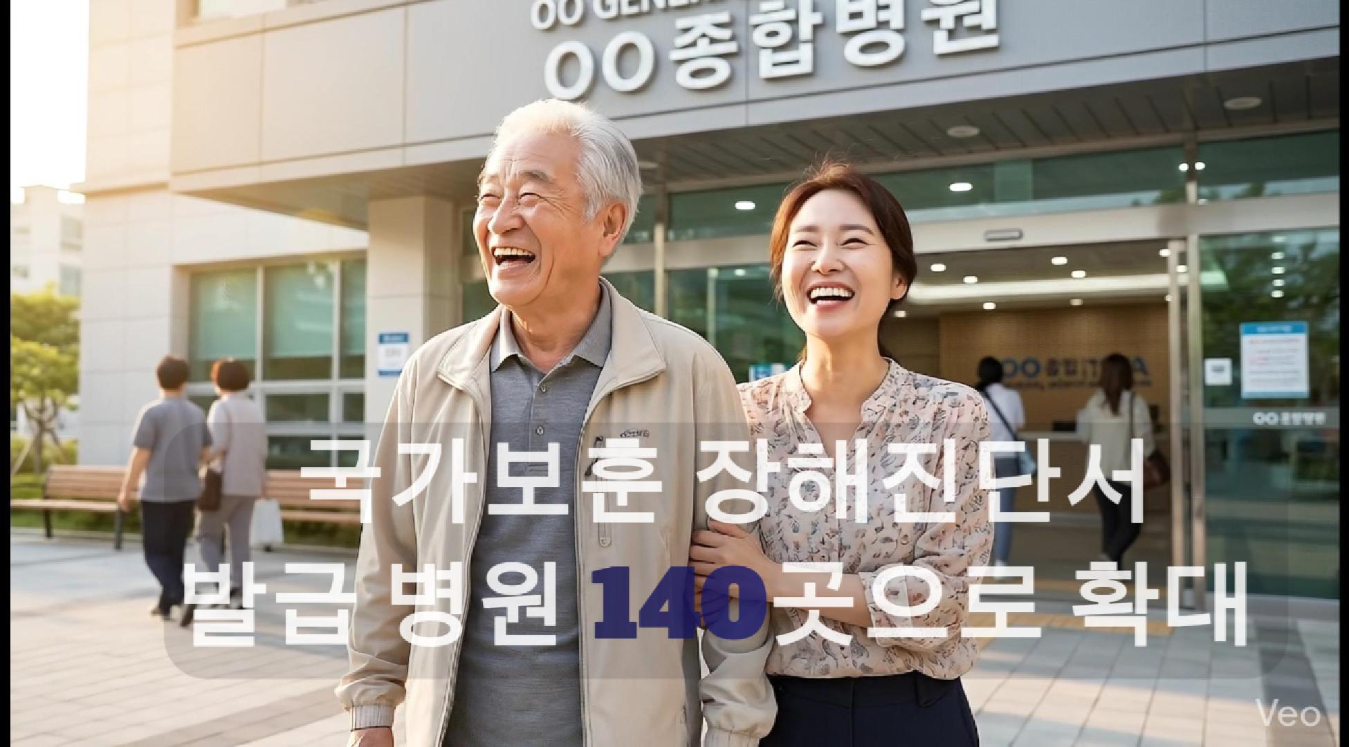 국가보훈 장해진단서 발급병원 140곳 확대 안내 영상 썸네일